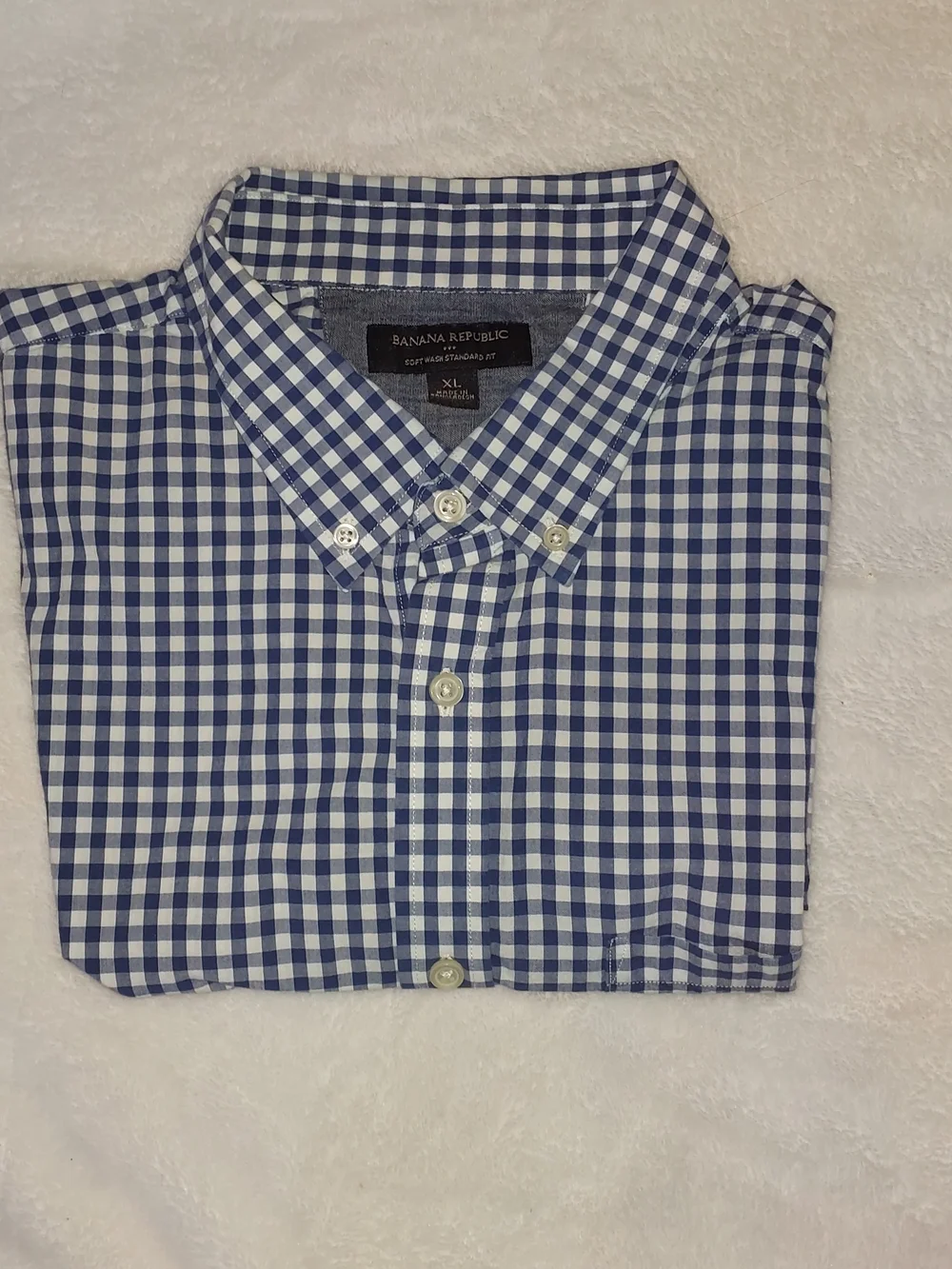 LOT Of 12 Mixed Banana Republic & Chaps, Long Sleeve Button-Down Shirts